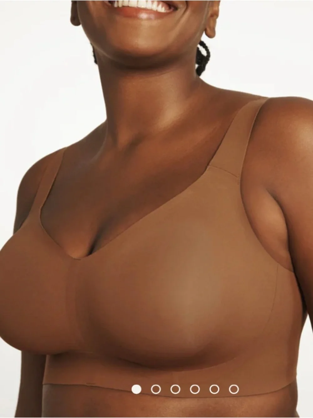 Evelyn & Bobbie Beyond Bra XL Brown Wirefree Comfy
